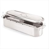 18 Stainless Steel Fish Poacher by 
