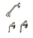 Premier 120188 Sanibel Two-Handle Shower Faucet, Brushed Nickel