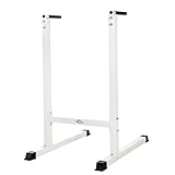 TecTake Dip station tower bar stand dipper triceps ab chest back home trainer