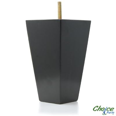 Low Choice Parts 5 5 Inch Tall Black Tapered Pyramid Wood Sofa