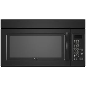 Whirlpool WMH1163XVB Black Microwave-Range Hood Combination