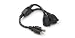 Hosa YAC407 Grounded Power Y Cable (1.5 feet)