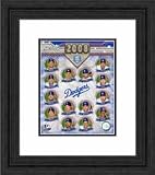 Framed 2008 Team Composite Los Angeles Dodgers Photograph