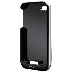 Mili Power Spring 4 Schutzh�lle mit integriertem Akku f�r Apple iPhone 4 schwarz