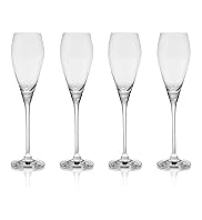 4 Stay-Sparkling Champagne Flutes