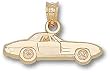 Chevy Corvette C2 Silhouette 1/4" Charm/Pendant -14K/10K, Stainless Steel or Gold Plated