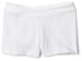 Capezio Girls 2-6x Boy Cut Low Rise Short,White,S (4-6)