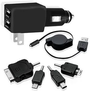 Multi Tip Dual USB Home/Car Charger