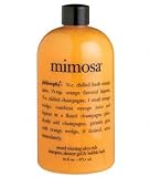 philosophy mimosa shampoo, body wash, and bubble bath