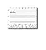 CR Gibson Metroluxe 5 x 7 Recipe Cards (Pack of 5)