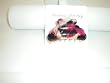 Hair Jaw Clip Pink and Black with Rounded Edges