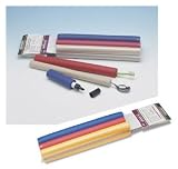 Closed-Cell Foam Tubing - For building up tool and utensil handles and increasing softness - Assortment of Bright Colors - Pack of 6