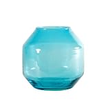 Kitchen & Housewares : Adduco recycled glass vase - Bright Blue