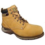 Caterpillar Mens Steel Toe Protract 6 Inch Honey New Buck Work shoe at Caterpillar