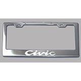 92-95 Honda Civic Chrome License Plate Frame 