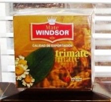 Coca Tea Windsor , Trimate 50 Bags, Chamomile - Anise - Coca Blend by Hansa
