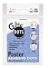 Poster Glue Dots ~ 5 Sheets, Each With 12 Dots ~ Will Hang 10 Posters