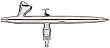 EVOLUTION SILVERLINE 2 in One 2 & 5 ml cup noz set .15/0.4 m