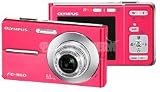 Olympus FE360 8MP Digital Camera with 3x Optical Dual Zoom (Pink)