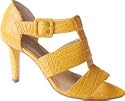 Circa 'Oncue' Croc Embossed Pump (11M Med Yellow)