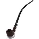 LONG WOODEN PIPE (DARK BROWN) (P72)