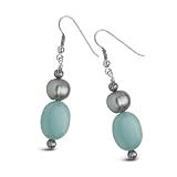 Search : Southwest Illusions Blue/Green Hues Oval Drop Earrings