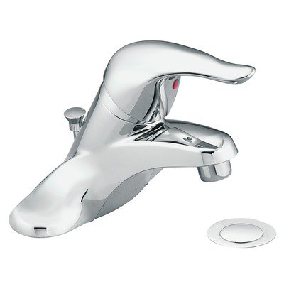 ++Moen CAL4621P Chateau One-Handle Low Arc Bathroom Faucet, Polished Brass 312iArTvUXL