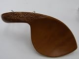 Alessandro Fine Fittings - Ornately Carved 4/4 Violin Chinrest in Boxwood