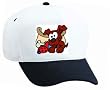 White Cap with playing, pet, dog, toy, puppy