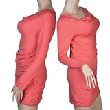 Sexy Minikleid Damen Kleider Business Mini Pencil Kleid Langarm Abendkleid Partykleid Party Ballkleid Cocktailkleid