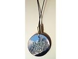 High Quality Lightweight Wooden Live It Up Cell Phone Mobile Camera Charm Strap