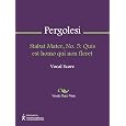 Stabat Mater, No. 5: Quis est homo qui non fleret Sheet Music