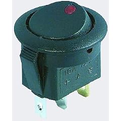 KFZ-Schalter, Ein/Aus, rote LED