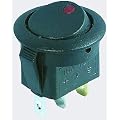 KFZ-Schalter, Ein/Aus, rote LED