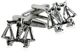 Silver Scales of Justice Attorney Cufflinks with Presentation Box