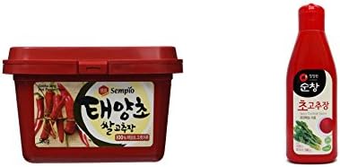 Sempio Gochujang 500 Gram and Chung Jung One Spicy Cocktail Sauce