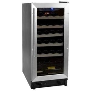 Haier HVCE15BBH Built-In or Freestanding 26-Bottle Wine Cellar