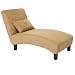 Brisbane Camel Microfiber Chaise Lounge