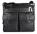 Bosca Tribeca Collection Leather Small Messenger Brown