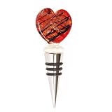 Review Puckator  / Bottle Stopper / Cap - Red Heart Design. Great Gift for Wine Lovers.