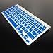 TOP CASE Silicone Cover Skin Compatible with Apple Wireless Keyboard with TOP CASE Mouse Pad (Apple Wireless Keyboard, Royal Blue)