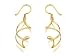 9ct Yellow Gold Spiral Hookwire Earrings
