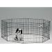 Midwest Black E-Coat Exercise Pen, 24 Inches by 30 Inches
