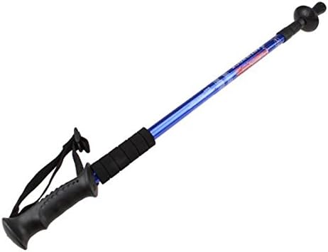 IMAGE® Blue Lightweight Outdoor Mountain Climbing Hiking Walking Trekking Anti Shock Adjustable Trekking Sticks Poles Alpenstock (6061 Aluminum)