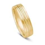 14k Gold Comfort Fit Men's Wedding Band, 6mm
