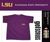 Louisiana State (LSU) Tigers Scrub Style Top from GelScrubs (with LSU Logo)