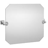 :USE Mission Arts Square Swivel Mirror, Polished Chrome by :USE