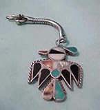 Zuni Inlay Key Chain