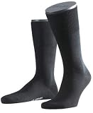 Black Wool / Cotton Airport Socks by Falke