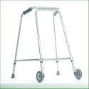 Domestic Walking Frame With Wheels / Zimmer Frame with wheels - Handgrip height 35-38"